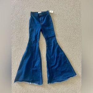 High rise Free People bootcut jeans NWT size 25